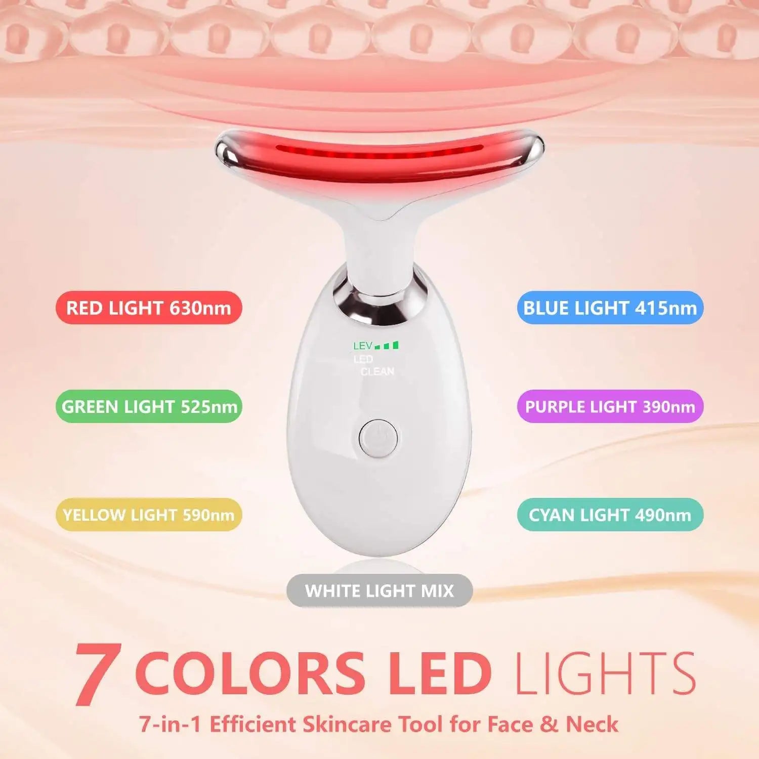 LED Facial and Neck Sculpting Wand