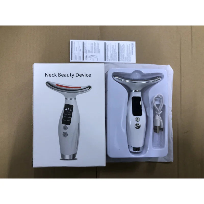 Aparato Facial y de Cuello con Luz LED — 7 Colores