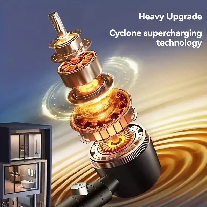 High Pressure Water-Saving Shower Head, 5 Modes