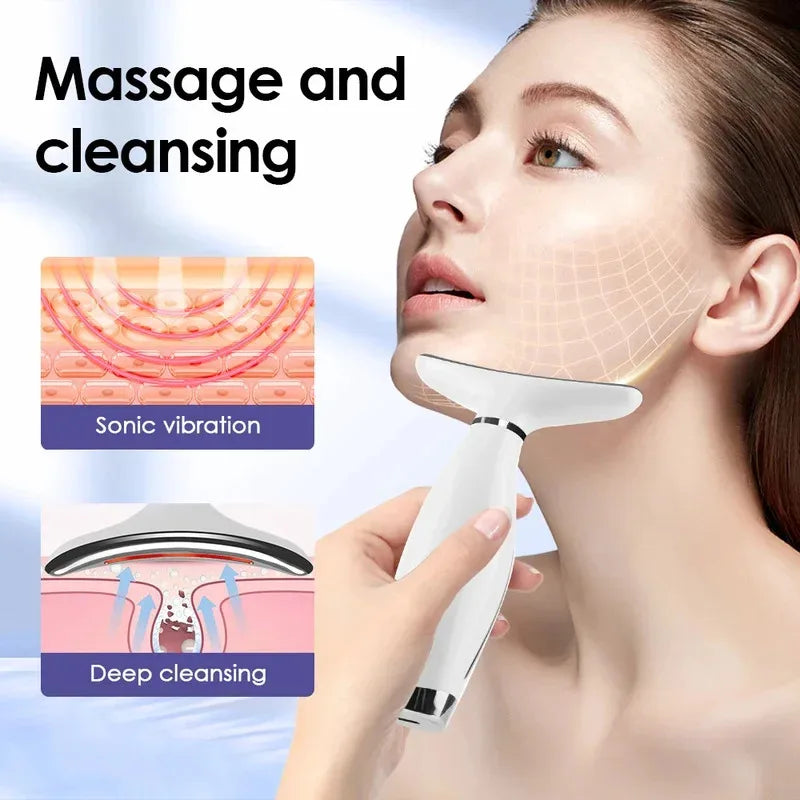 Aparato Facial y de Cuello con Luz LED — 7 Colores